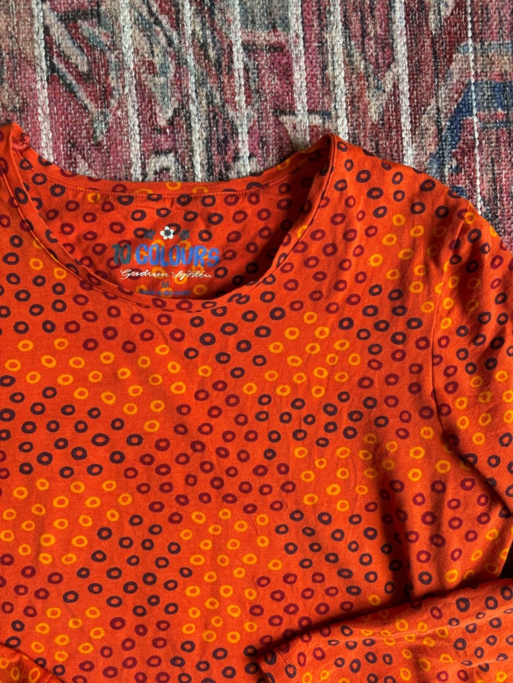 Gudrun Sjödén Medium Organic Cotton Long Sleeve T-Shirt - Picture 3 of 4
